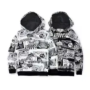 Baumwolle Rundhals ausschnitt Kinder Mädchen Teen Kapuzen mantel für Jungen Pullover Hoodie Anime Big Boys Kleidung 2021 Kinder Sweatshirt und Hoodie