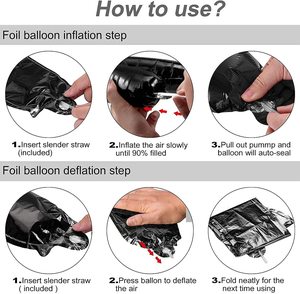 Decoraciones para fiesta de <span class=keywords><strong>feliz</strong></span> <span class=keywords><strong>cumpleaños</strong></span> en negro y azul con cortinas con flecos de aluminio para hombres y mujeres para ocasiones de graduación de Halloween - Product Image 5