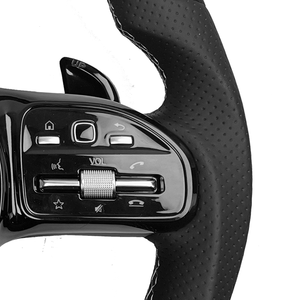 Volant de direction complet à fond plat personnalisé pour Mercedes Benz SLK <span class=keywords><strong>GLC</strong></span> <span class=keywords><strong>43</strong></span> X253 A250 W209 W213 - Product Image 6