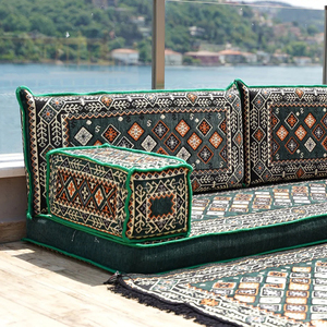 Ensemble de coussins de sol Majlis arabes modernes meubles de salon rembourrés modulaires <span class=keywords><strong>canapé</strong></span> convertible - Product Image 3