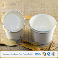 Tasse à soupe jetable écologique de haute qualité Offre Spéciale papier artisanal imprimé personnalisé Hot Favorite