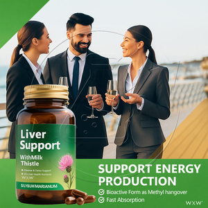 Cápsulas de suplementos de hierbas OEM para aliviar la resaca, metabolismo del alcohol, protección hepática, vitaminas personalizables, alivio de la resaca - Product Image 6