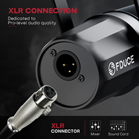 Nouveau Microphone Professionnel Filaire FDUCE Sl40x Entièrement Métallique, Microphone Cardioïde Anti-Bruit pour Enregistrement en Studio