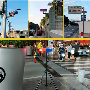 Đèn năng lượng mặt trời đỏ xanh nhấp nháy Đèn LED năng lượng mặt trời nhấp nháy Đèn cảnh báo nhấp nháy - Product Image 6