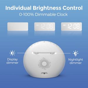 Machine à sons pour le sommeil Hi-FiD, lampe de chevet intelligente à lumière RGB, réveil numérique avec simulation d'aube pour bébés et adultes - Product Image 6