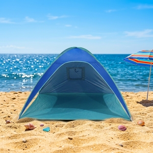 Tente de plage en promotion, abri solaire, auvent de plage pour le <span class=keywords><strong>camping</strong></span> en plein air, le sport et les pique-niques - Product Image 2