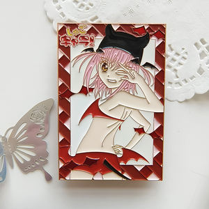 Pin Enamel lembut mutiara gradien kartun kreatif grosir Pin Enamel kustom - Product Image 4