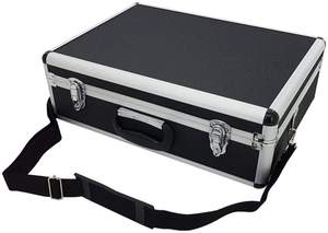 Factory Custom Aluminium Hartsc halen koffer Schaum Schwarz Aktentasche Tragbarer Werkzeug koffer Aluminium-Trage tasche - Product Image 2