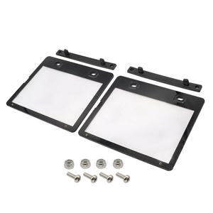 काले डिलक्स संदेश धारक स्टेनलेस स्टील बढ़ते शिकंजा और पागल के साथ क्लब कार गोल्फ गाड़ी के लिए 101808301 101808302 - Product Image 1