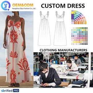 Vestido Longo Floral de Verão Personalizado de Luxo OEM 2026 para Mulheres Elegantes para Festas Noturnas e Casuais - Product Image 4