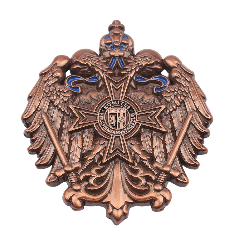 Perno smaltato militare dell'esercito russo imperiale metallo Esmaltada 3 stelle Cromadas Pin Badge 3D US Seal spille militari personalizzate