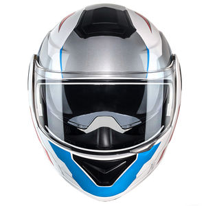 Casco de Motocicleta Modular ABS Integral en Azul Asesino con Calcomanía - Compatible con Bluetooth - Unisex - Directo de Fábrica - Product Image 3