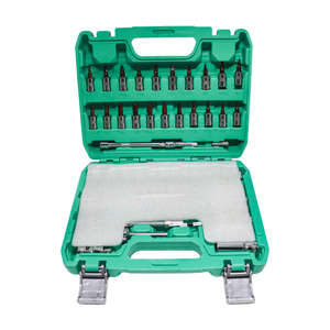 Jeu de douilles à cliquet 53 pièces 1/4'' à 72 dents, qualité industrielle, acier au carbone, kit d'outils professionnel pour mécaniciens et ateliers automobiles - Product Image 2