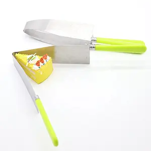 food grade plastic cake knife slicer tools cutter server