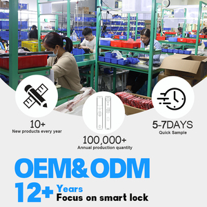 TT cửa thông minh khóa nhôm xử lý an ninh từ thẻ chìa khóa vân tay truy cập mật khẩu tùy chọn lưu trữ cho khách sạn Wifi - Product Image 6