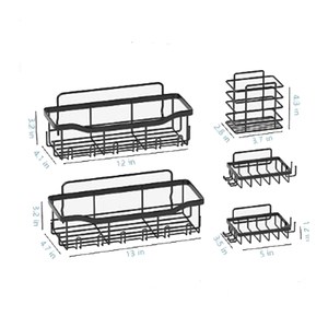Amazo* hot sale Wall mounted shower caddy bathroom storage rack bathroom shelf storage rack