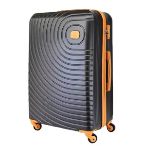 حقيبة سفر مخصصة 3 قطع ABS + PC حقيبة بعجلات دوارة للجنسين حقيبة للخروج