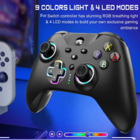 Nouveau Design RGB Light Motion-sensing E-sports Hall Trigger Gaming Joystick Contrôleur de jeu sans fil pour Switch Android IOS