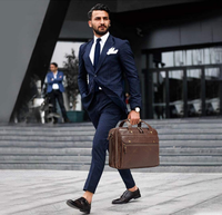 Sacoche pour ordinateur portable professionnelle imperméable pour hommes, 15,6 pouces, sac messager d'affaires antivol avec bandoulière