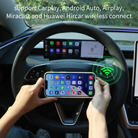 Écran tactile LCD 10,88 pouces Plug & Play pour tableau de bord CarPlay, compatible Tesla Model 3/Y, écran partagé 2.5D, Android Auto, télécommande frontale