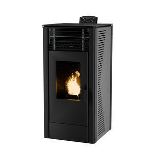 Moderna <span class=keywords><strong>Stufa</strong></span> <span class=keywords><strong>a</strong></span> Pellet da Interno 6KW per Soggiorno Facile da Installare ad Alta Efficienza e Risparmio Energetico <span class=keywords><strong>a</strong></span> Biomassa <span class=keywords><strong>in</strong></span> <span class=keywords><strong>Ghisa</strong></span> Autoportante - Product Image 3