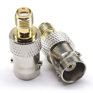 <span class=keywords><strong>SMA</strong></span>オスからBNCメスRF同軸コネクタ真鍮コンタクト素材 - Product Image 1