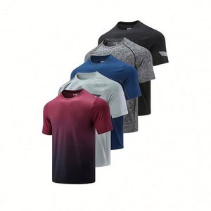 Polyester Quick Drying T <b>Shirt</b> for Men Lightweight Breathable Sportswear for Running Training and Gym - Product Image 1