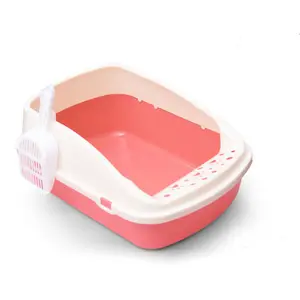 Splash Proof Traditional Cat Toliet Cat Litter Box With A Scoop