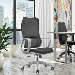 Ergonomischer Drehbarer Bürostuhl mit Verstellbarer Höhe, Modernes Design, Stoff-Netzgewebe, Executive-Stil für Lehrer und Studierende - Product Image 4