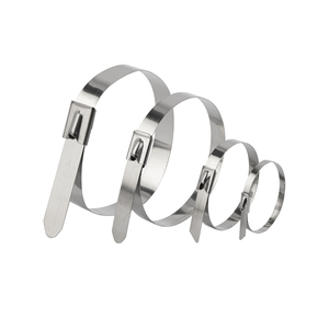 علامات ربط الكابل الكبلي غير المطلي من الفولاذ المقاوم للصدأ 8/12/15 غير المطلي - Product Image 6