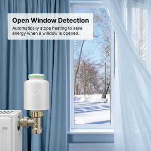 Valve <span class=keywords><strong>thermostatique</strong></span> intelligente pour <span class=keywords><strong>radiateur</strong></span> Tuya WiFi, thermostat programmable pour <span class=keywords><strong>radiateur</strong></span>, affichage LED, compatible avec Alexa Google Home - Product Image 5