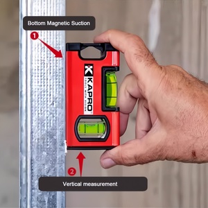 Xách tay mức độ bong <span class=keywords><strong>b</strong></span>óng Độ chính xác cao nhôm xây dựng san lấp mặt <span class=keywords><strong>b</strong></span>ằng 100-200mm mạnh mẽ từ leveler Mini Mức độ tinh thần công cụ - Product Image 5