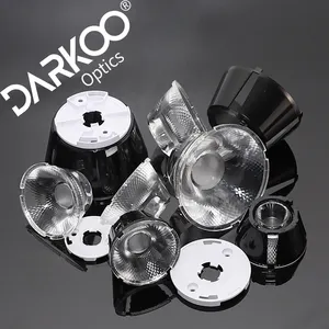 定制光学透镜8度聚光灯塑料透镜室内照明透镜用于轨道灯发光二极管聚焦透镜