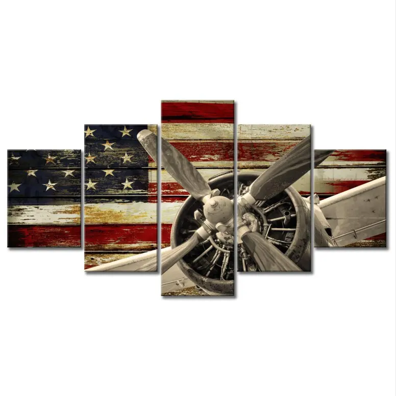 Wooden Display Wood Rack America Flag Finish Challenge Coin Stand Holder