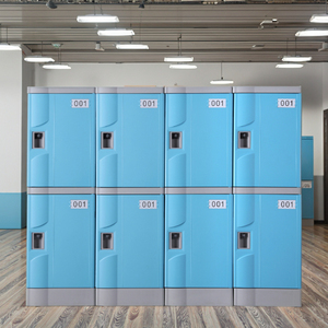 Toppla ABS Plastic Electronic <b>Lock</b> Student Color Bag Storage Locker Swimming Pool Bathroom Fitness Changing Soft Corner Cabinet - Product Image 3
