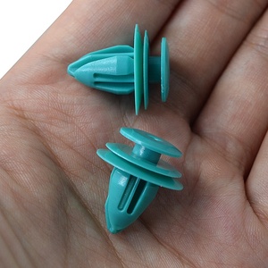 D19 100 יח'\שקית דלת פלסטיק דלת עגול מוט מנעול קליפ מחברים reentainers מכונית 90467-10188 - Product Image 4