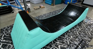 Rampe de vélo gonflable, rampes de skateboard gonflables et airbags d'atterrissage pour vélos pour parcs de skate en plein air - Product Image 6