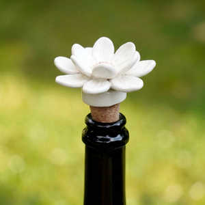 Tapón de Botella de Vino de Cerámica Estilo Vintage, Hecho a Mano, Decorativo, Accesorio de Sellado para Botellas de Vino, Champán y Licores - Product Image 1