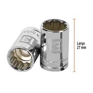 BOX 6 Douille 13 mm, 12 points, entraînement 3/8 po, TRUPER - Product Image 3