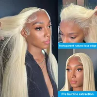 Pelucas de Cabello Humano Virgen de 200 Densidades con Encaje Completo, Cabello Natural Vietnamita Real Afro, Pelucas con Diadema de Encaje HD para Mujeres Negras, Talla Pequeña/Grande