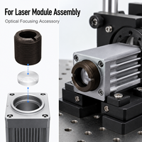 Support de lentille de focalisation laser ZhonNa M9, coque en cuivre avec lentille en verre asphérique de 6 mm pour module laser, accessoires optiques, vente OEM