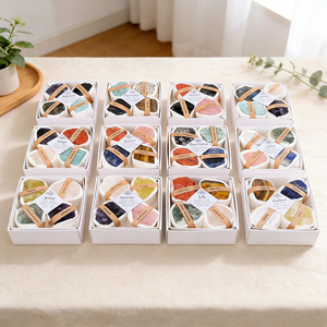 Caja de Regalo de Piedras Naturales Curativas al por Mayor, Caja de Piedras Crudas de Cristal con los 12 Signos del Zodiaco para Regalo - Product Image 6