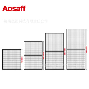 Aosaff Robot Fencing 100*20 Mesh Powder Coated Steel Workshop Isolation <b>Netting</b> - Product Image 3
