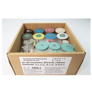 Dental Lab Diamond <b>Polishing</b> Drill Bur for Zirconia Lithium Dislicate Grinding Finishing - Product Image 6