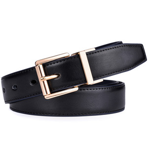 <span class=keywords><strong>Ceinture</strong></span> Femme Nouveau Design 2.8CM Noir et Bleu Ceintures Réversibles en Cuir Véritable pour Femmes avec <span class=keywords><strong>Boucle</strong></span> Tournante - Product Image 5