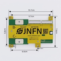 JNFN Smart BMS 17-24S 40-120A Placa de Protección Inteligente con Software para Equilibrar la Corriente del Circuito