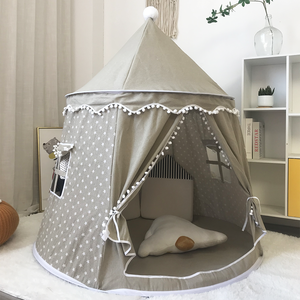 Tente de jeu pliable pour enfants, château de princesse, tente de jeu portable pour l'intérieur et l'extérieur, teepee, <span class=keywords><strong>jouet</strong></span> pour garçons et filles, cadeau - Product Image 6
