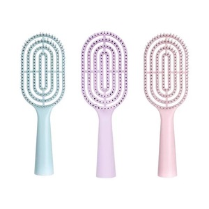 Peine de plástico de mango largo Vertical clásico para dormitorio de regreso a la escuela para masaje de <span class=keywords><strong>maquillaje</strong></span> de peinado de pelo largo y rizado, uso doméstico para mujeres - Product Image 5