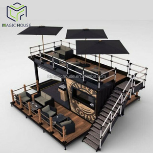 Bar Container Modulare Prefabbricato da Esterno con Struttura in Acciaio e Pannelli Sandwich Magic House in Offerta Speciale - Product Image 3
