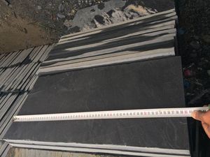 Slate Đá Ngoài Trời bước gạch màu đen tường gạch, Đen slate, màu xám Slate gạch - Product Image 4